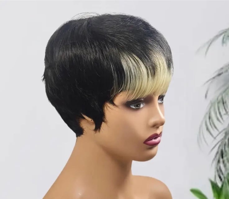 6 Inch Pixie cut wig