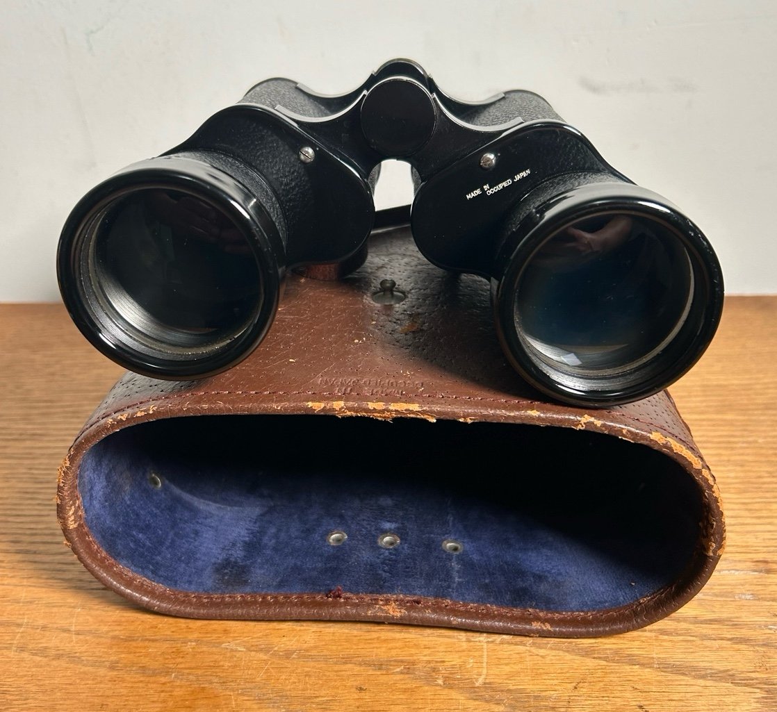 SAIKO Aurora No 1961 Binoculars Field 7.1 7x50 JAPANESE MADE Vintage 7 X 50