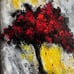 Abstract painting “ Red Tree”