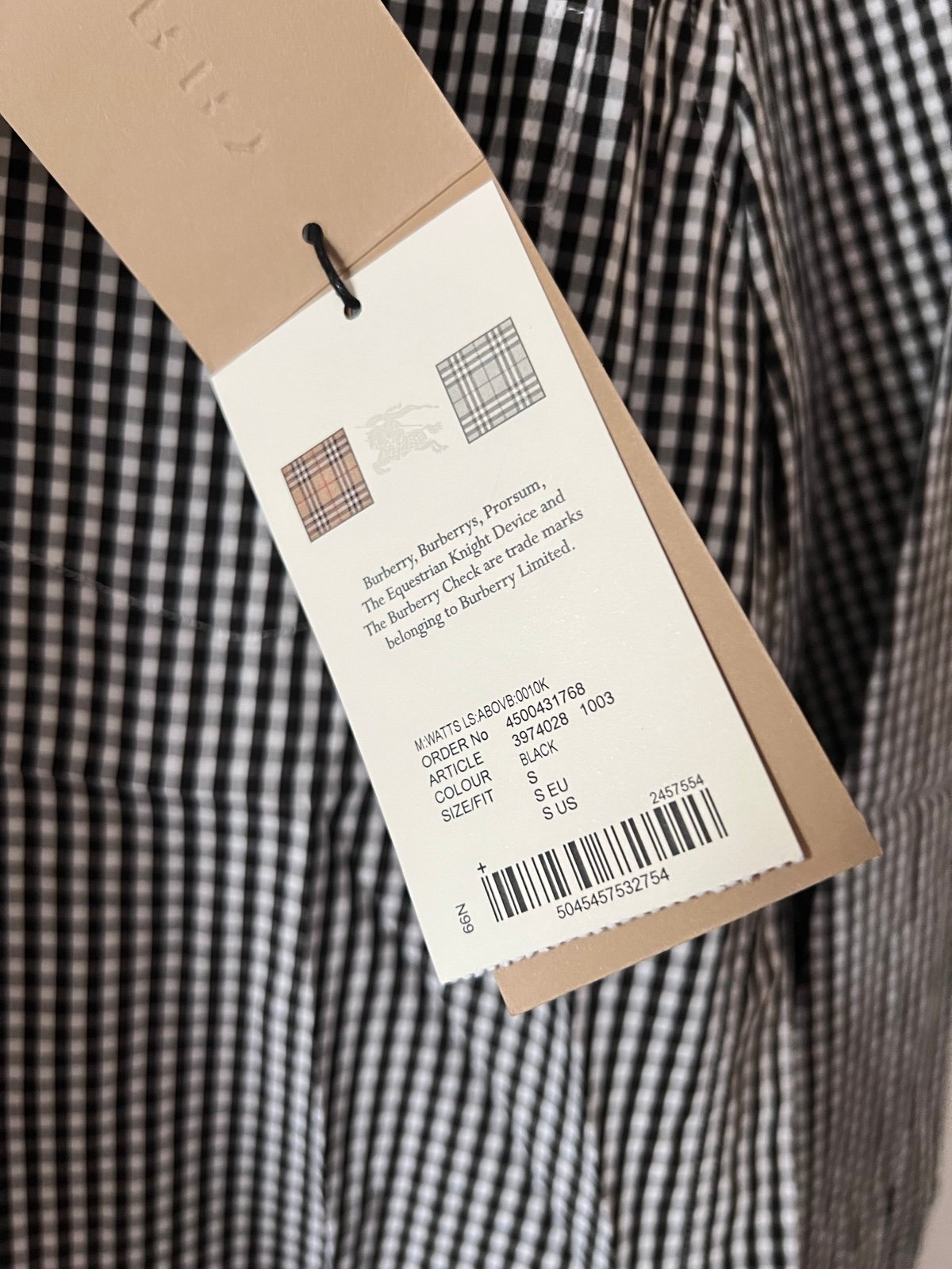 Mens Burberry Button Down