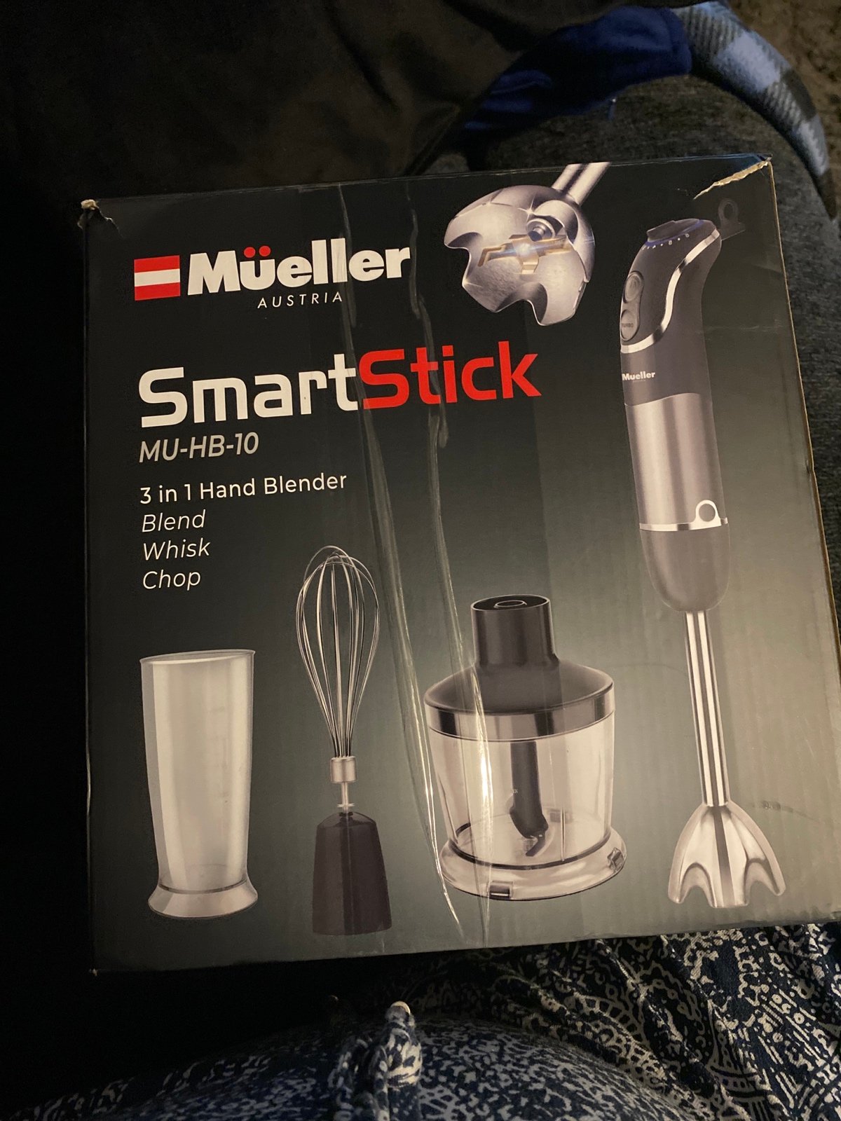 Mueller MU-HB-10 3-in-1 Smart Stick Hand Blender - Best Hand