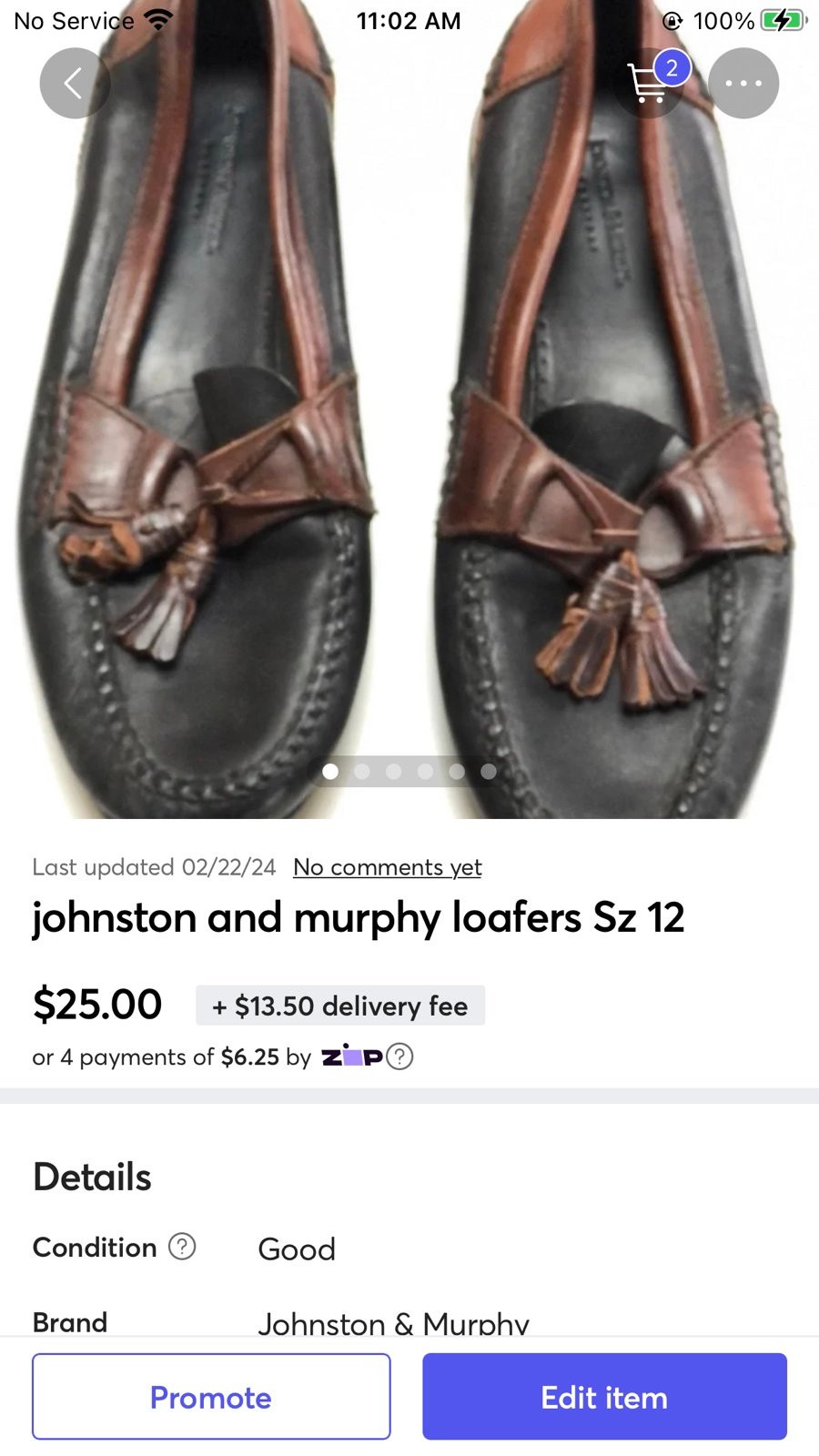 Mega Sale - Johnsons & Murphy Loafers Men’s Sz 12 - President's Day Price Drop Party:£24[hoMen_4652122ua]