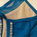 Weissman Balera dance teal sport Mesh Strappy Bra Top crop rhinestone MT10874 SA