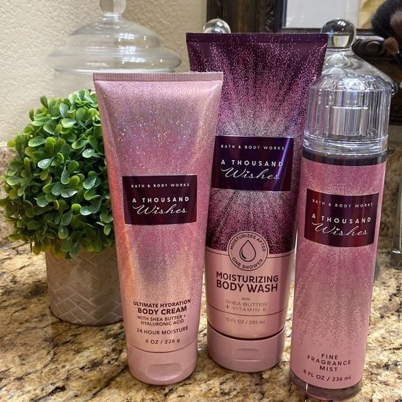 Bath & Body Works “A Thousand Wishes” NEW 3 Pc Set