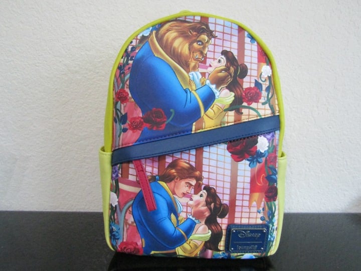 Loungefly Disney Beauty and the Beast Transformation Floral Mini Backpack NWT