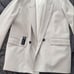 Sharief Ivory Tailored Jacket Double Button