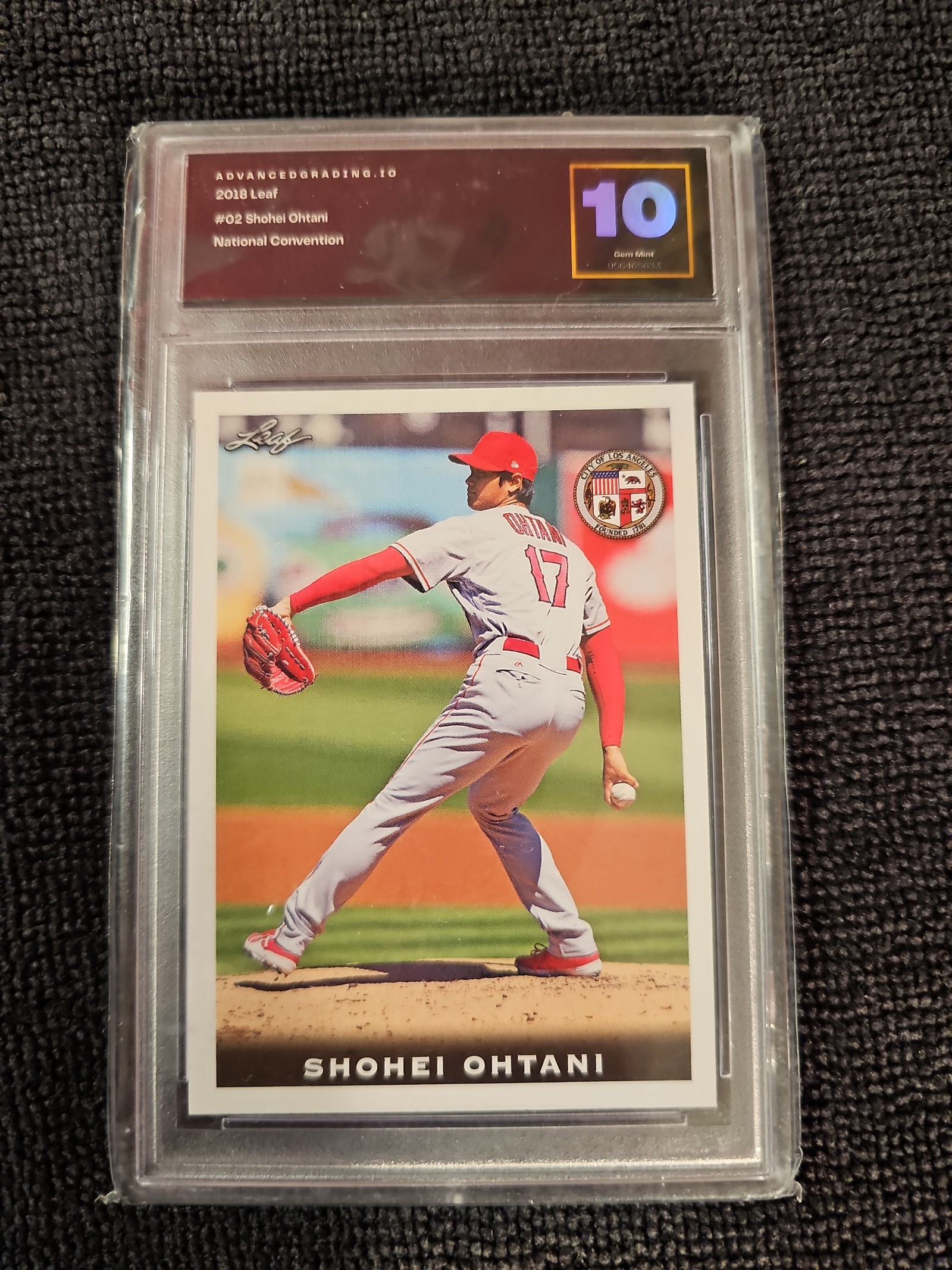 SHOHEI OHTANI RC 2018 LEAF National Sports Collectors Convention VIP ROOKIE-02