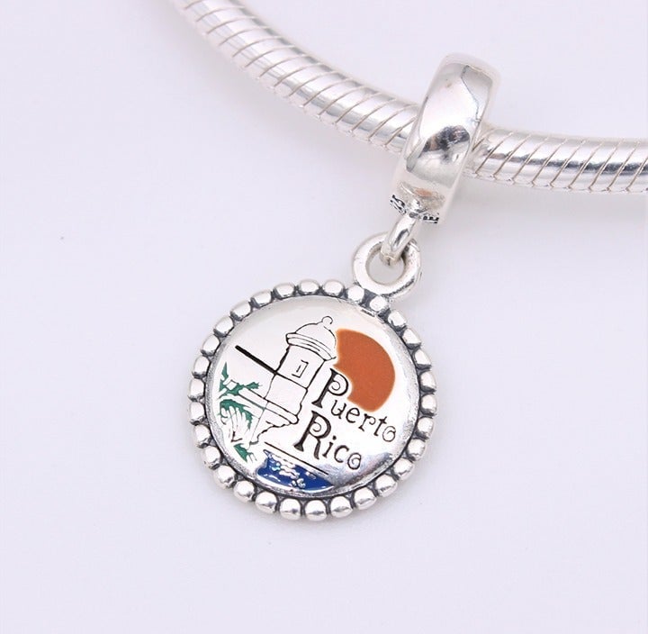 New PANDORA Puerto Rico Exclusive Silver Charm