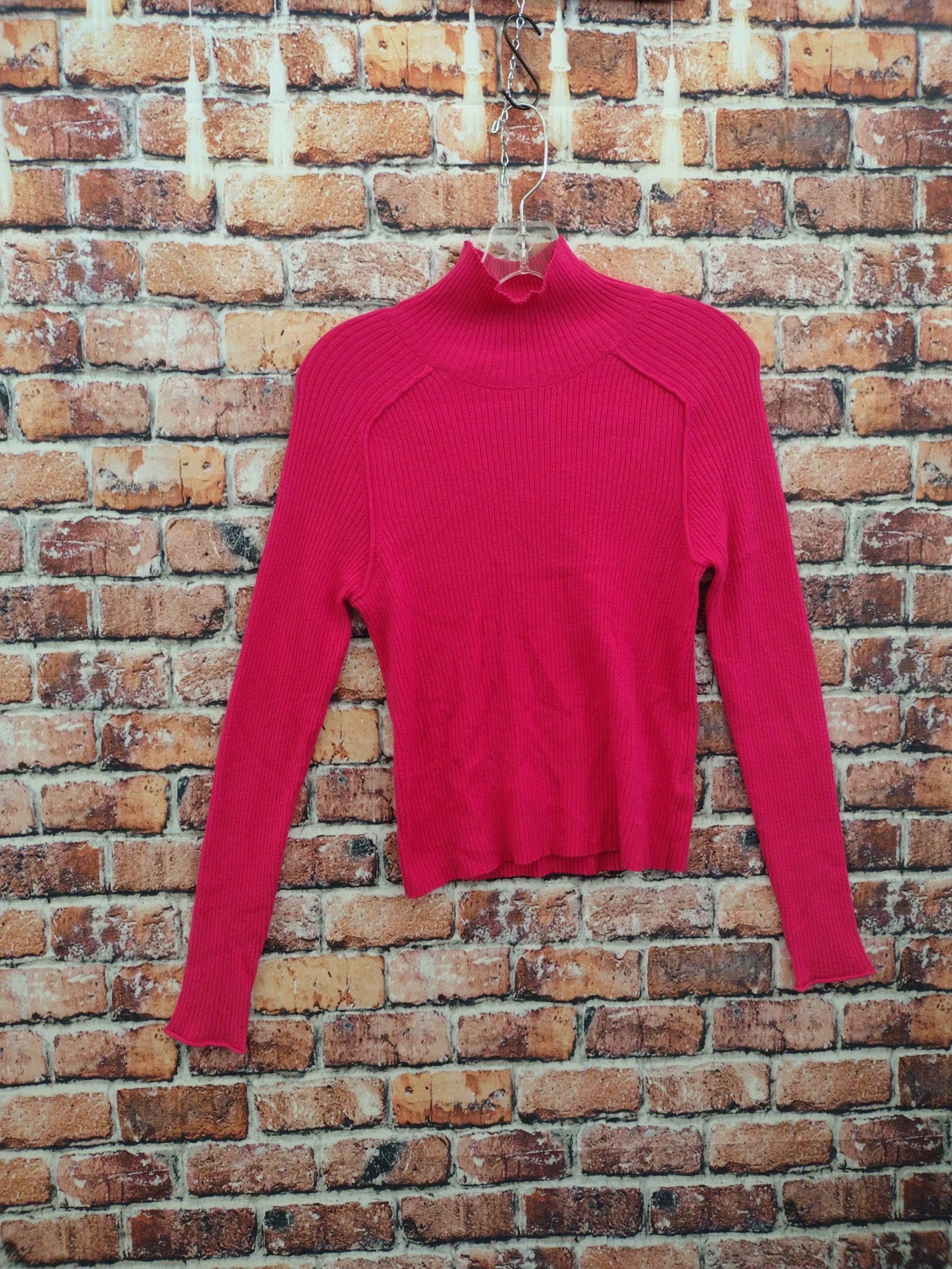 Universal Thread women's ribbed Turtleneck pink Sweater size large