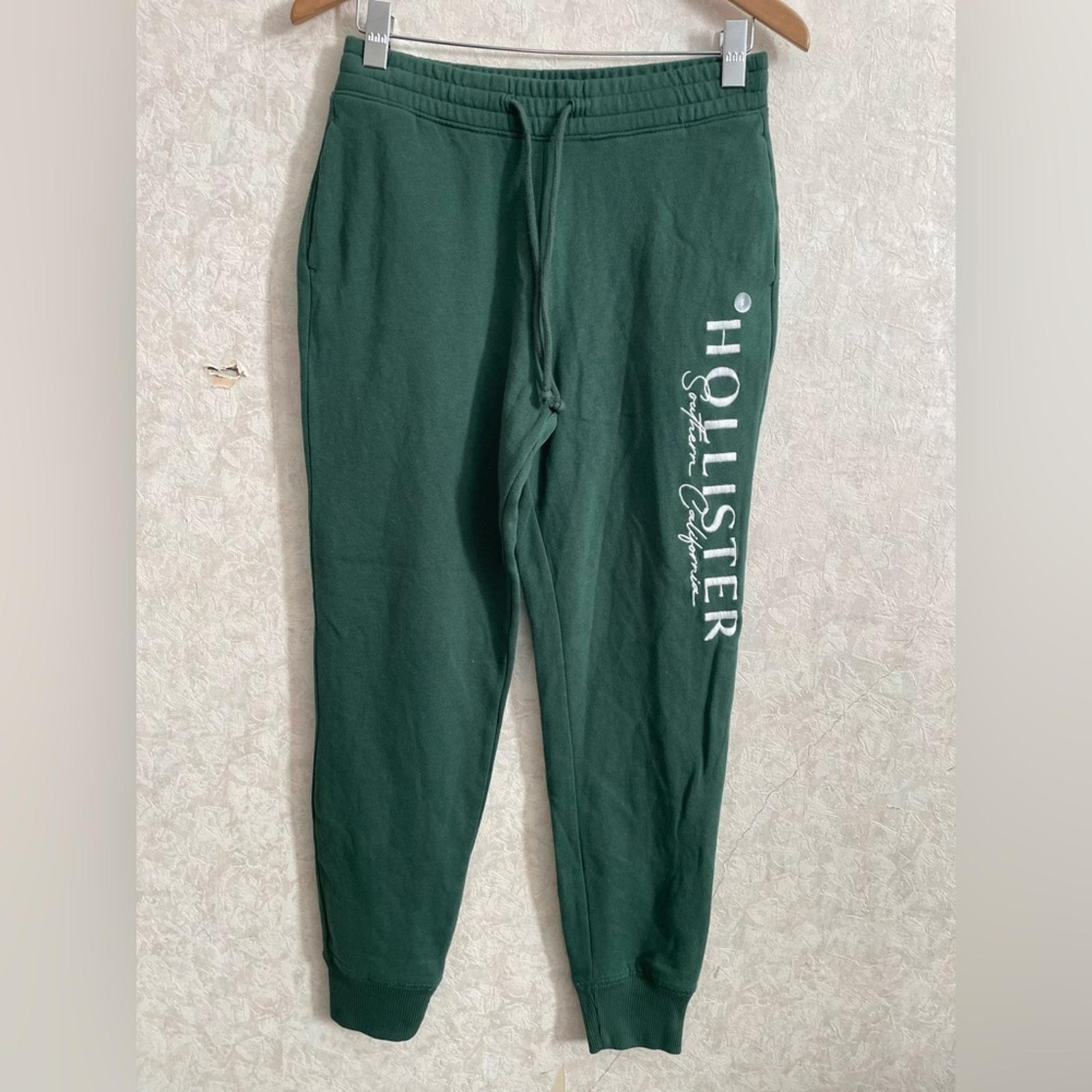 Hollister women's small green high rise sweatpants