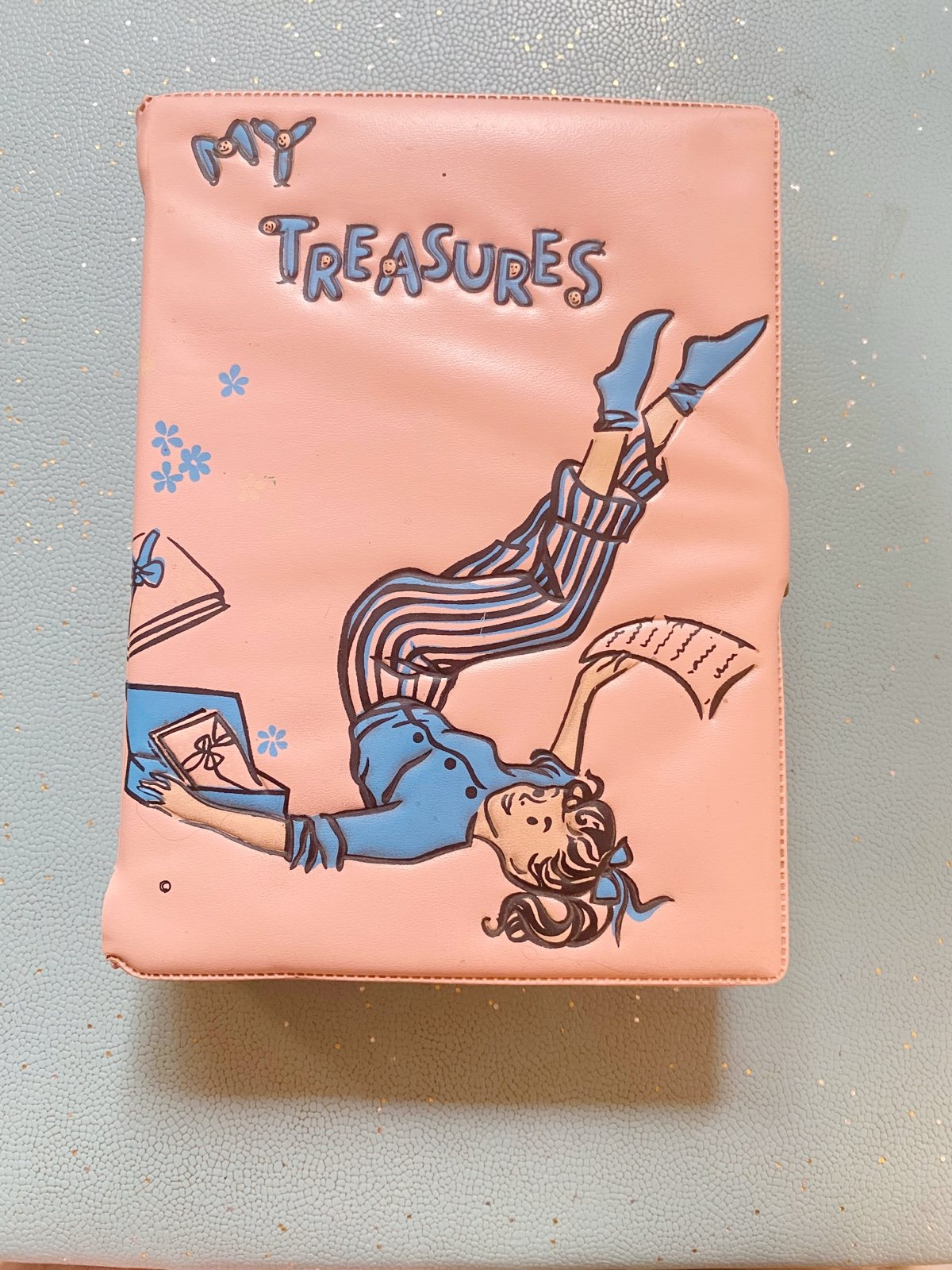 Vintage My Treasures Ponytail Vinyl Dateline 1950s Box Mid Century Teen