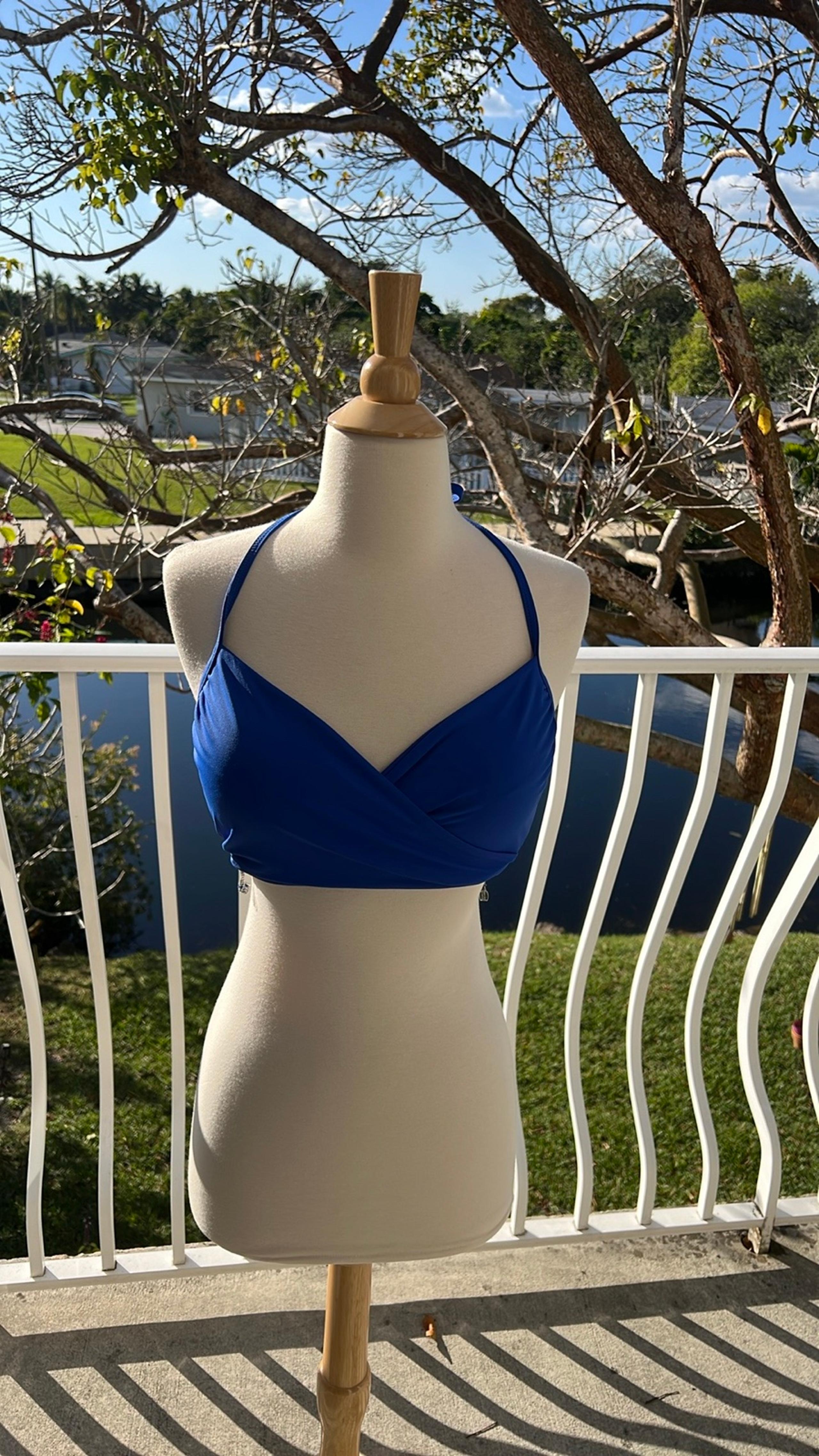 carmen marc valvo swim top L