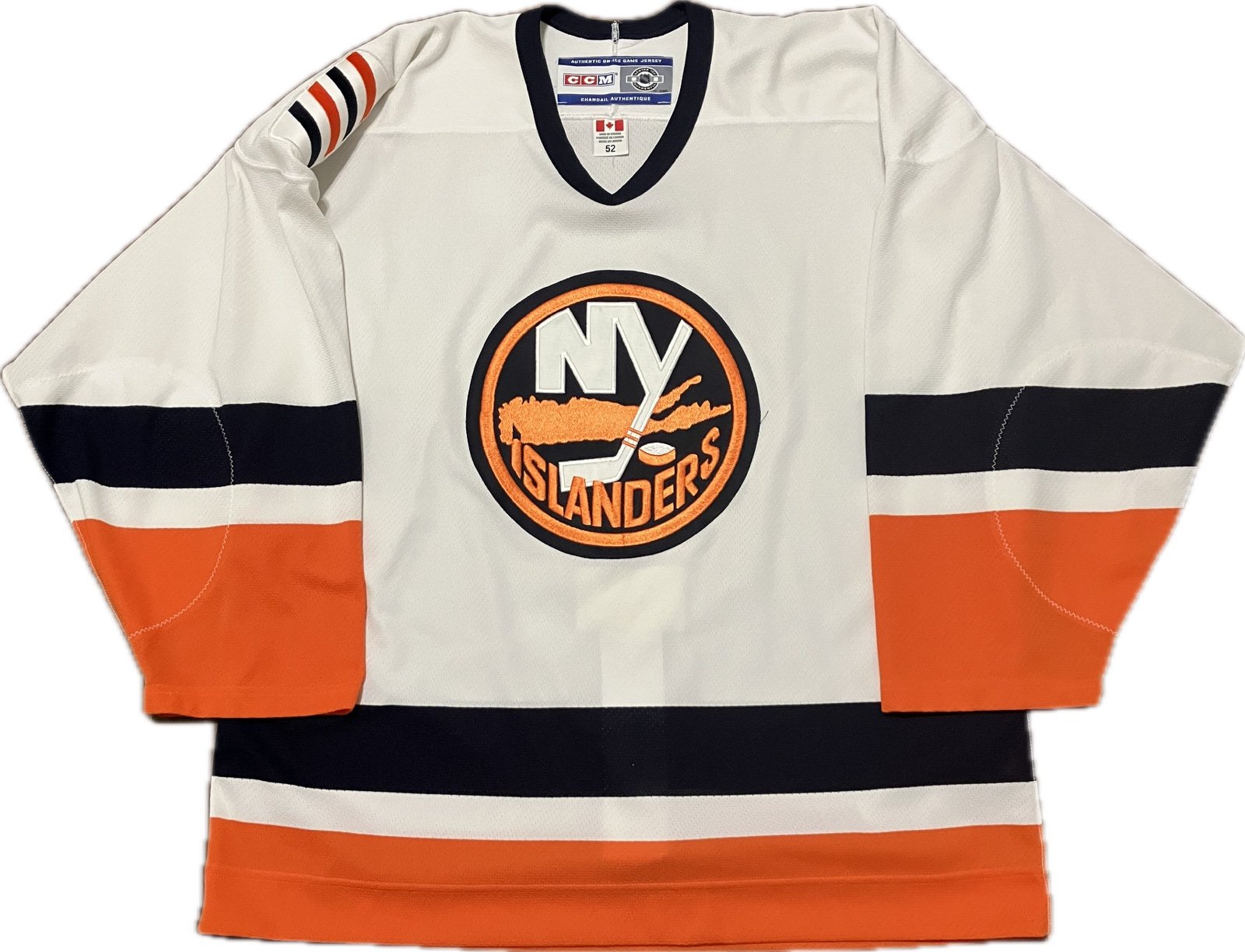 New York Islanders Blank CCM Authentic NHL Hockey Jersey Size 52