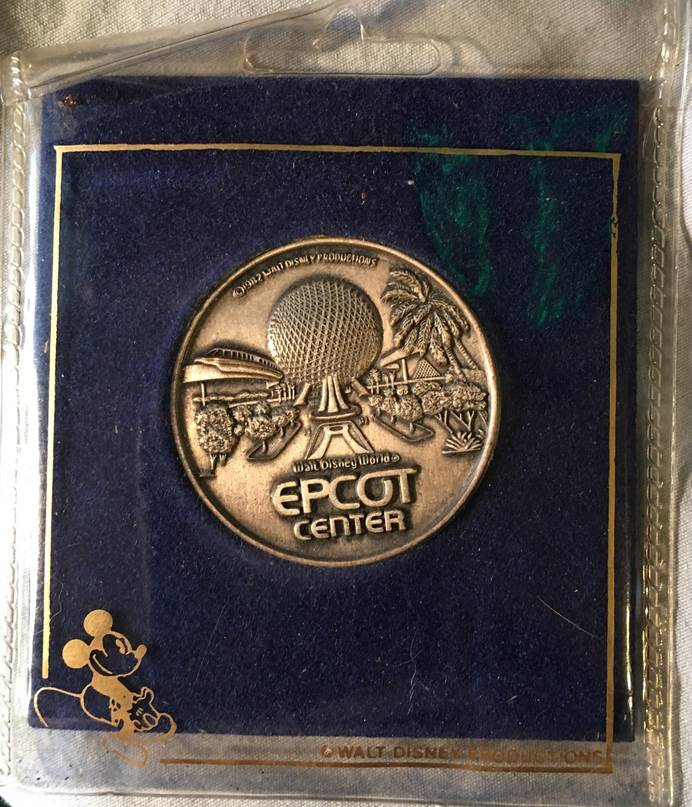 What Disney Epcot center coin from 1982