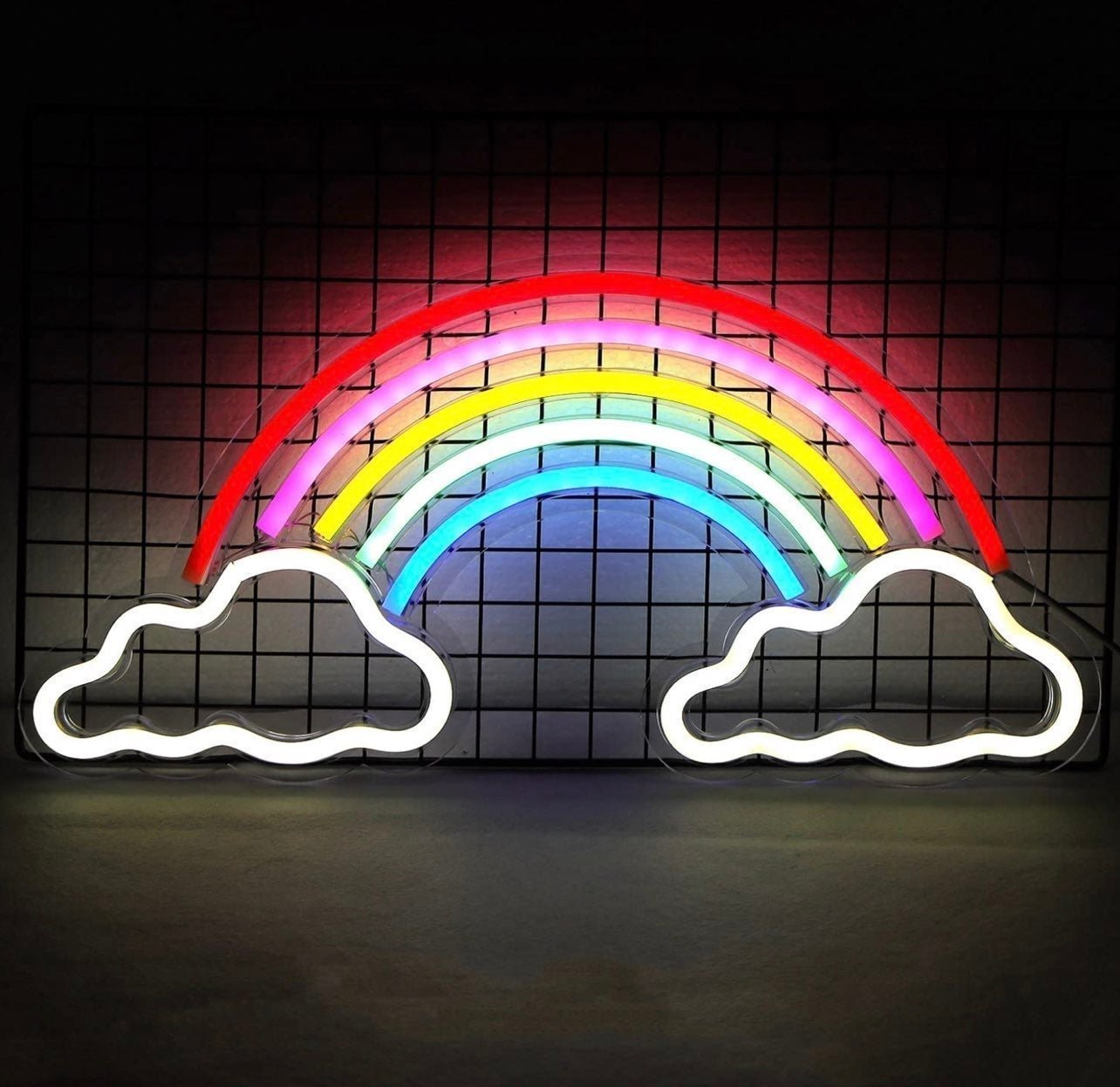 Vibrant Bright Rainbow Cloud LED Light Room Decoration