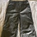 Black leather pants