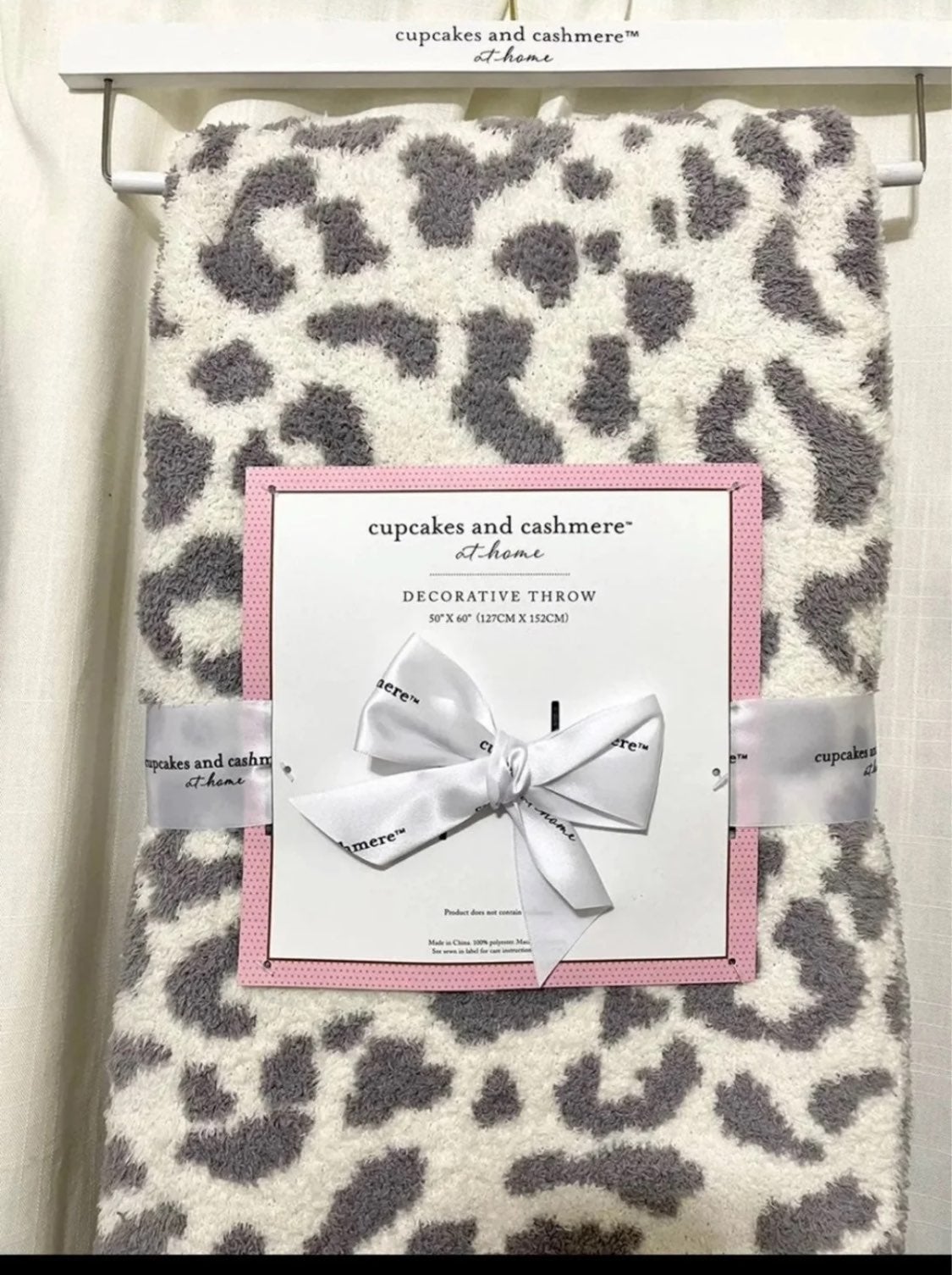 Cupcakes And Cashmere Leopard Print Blanket