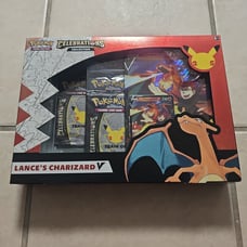 Pokémon Celebrations Lance's Charizard V Collection Box-- Evolving Skies Pack!!!
