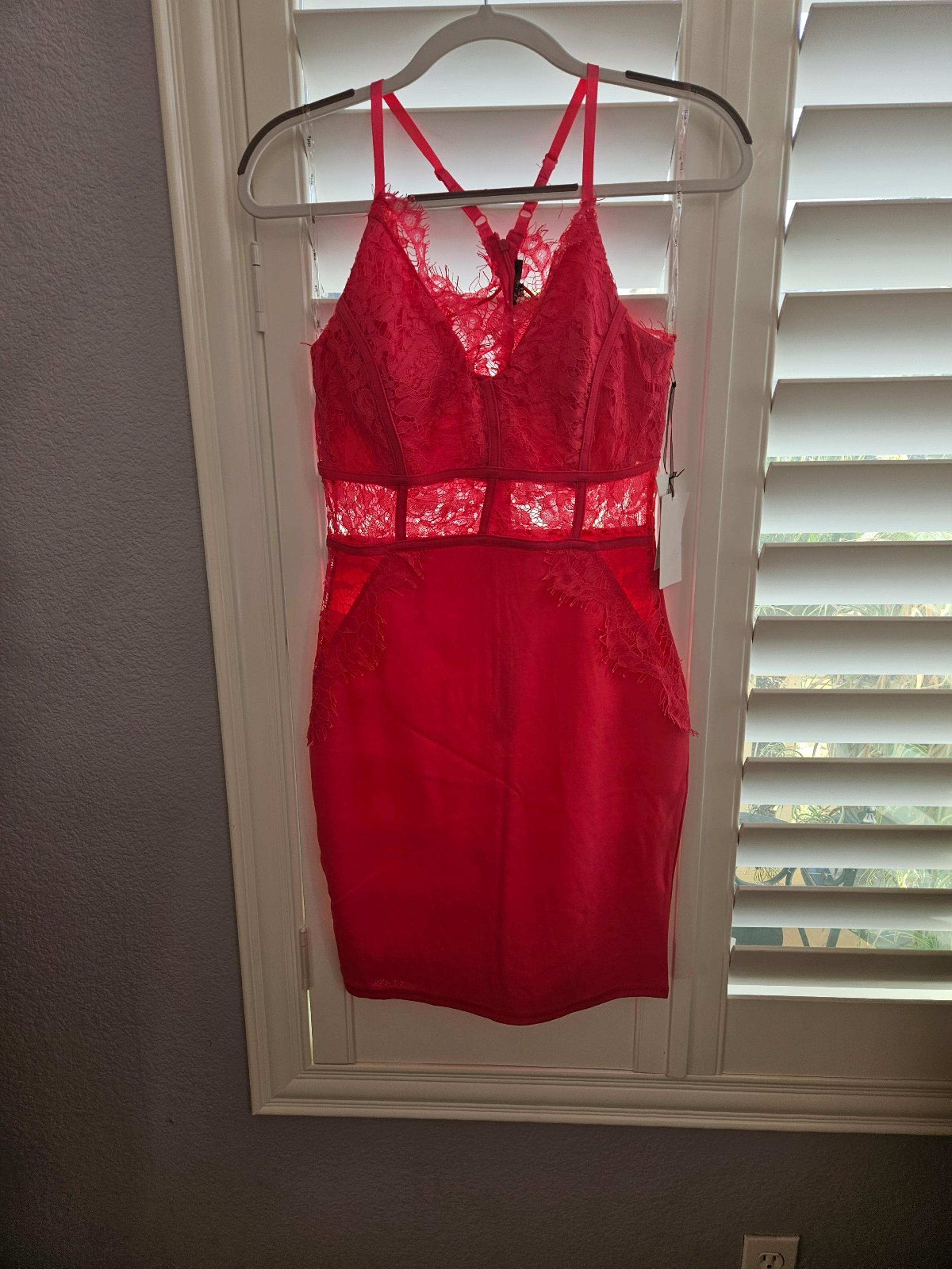 Iris pink bodycon dress size medium