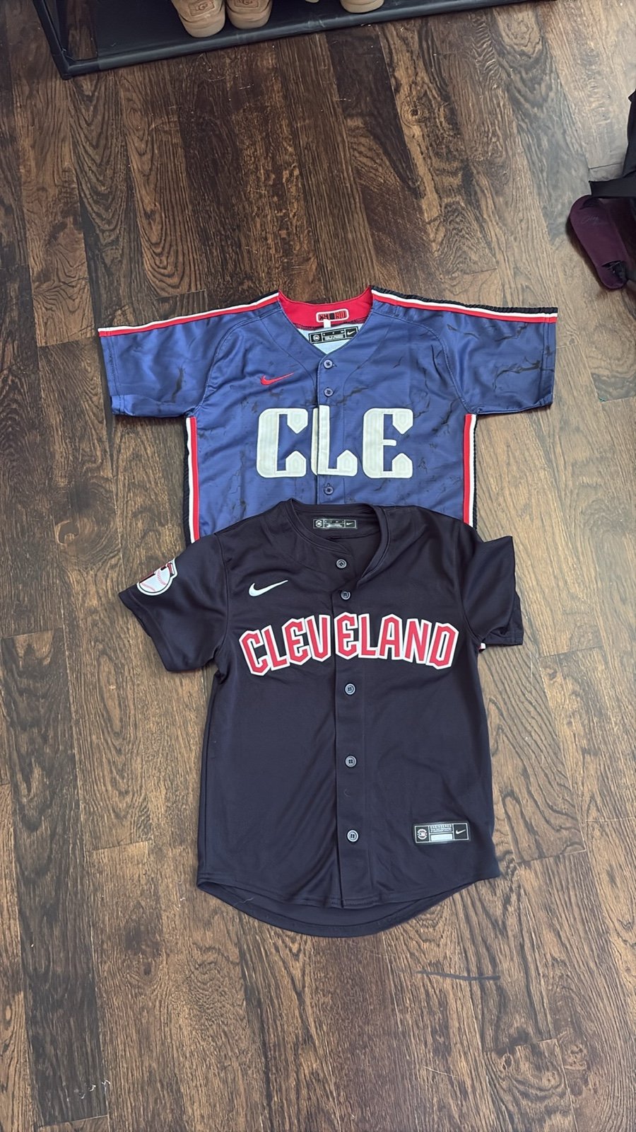 Cleveland Guardians Indians Baseball Jerseys Size kids small