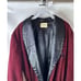 VTG 1950s Richman Brothers Velour Satin Collar Smokers Robe Red Mens Large