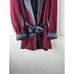 VTG 1950s Richman Brothers Velour Satin Collar Smokers Robe Red Mens Large