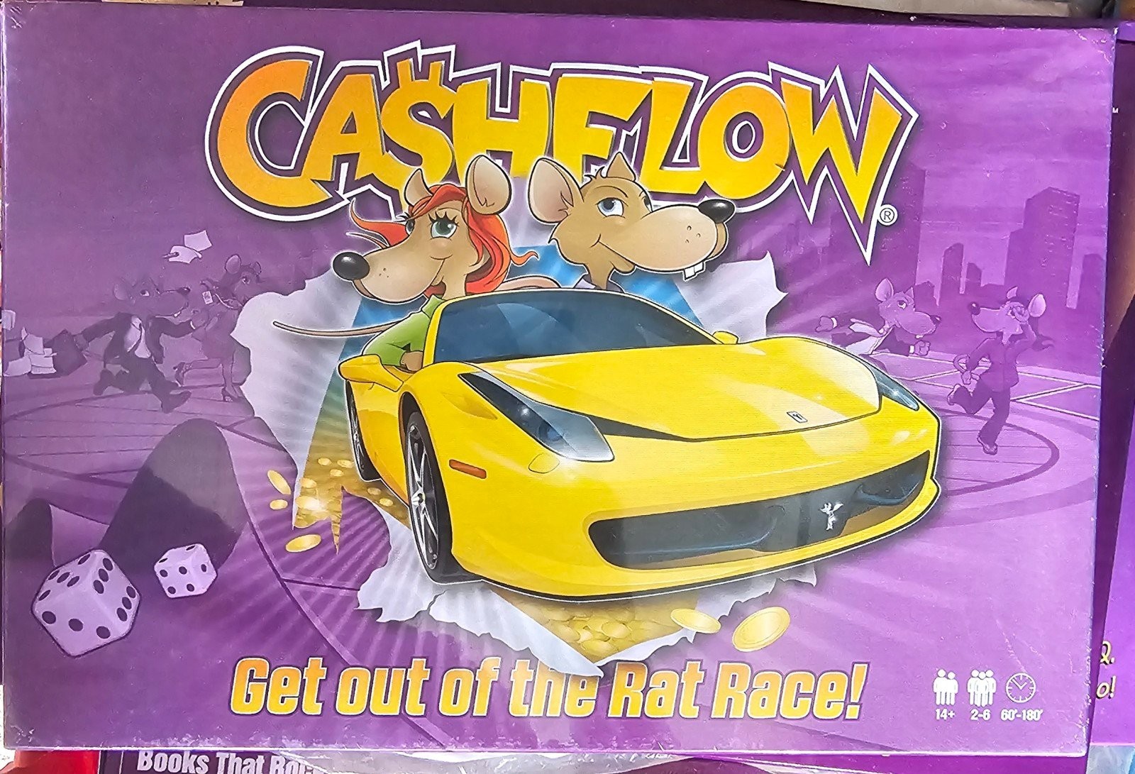 Cash Flow Get Out Of The Rat Race Board Game New