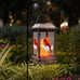 Solar Lanterns, Outdoor Hanging Solar Lights Flameless Candle, Cardinal Memorial