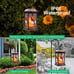 Solar Lanterns, Outdoor Hanging Solar Lights Flameless Candle, Cardinal Memorial