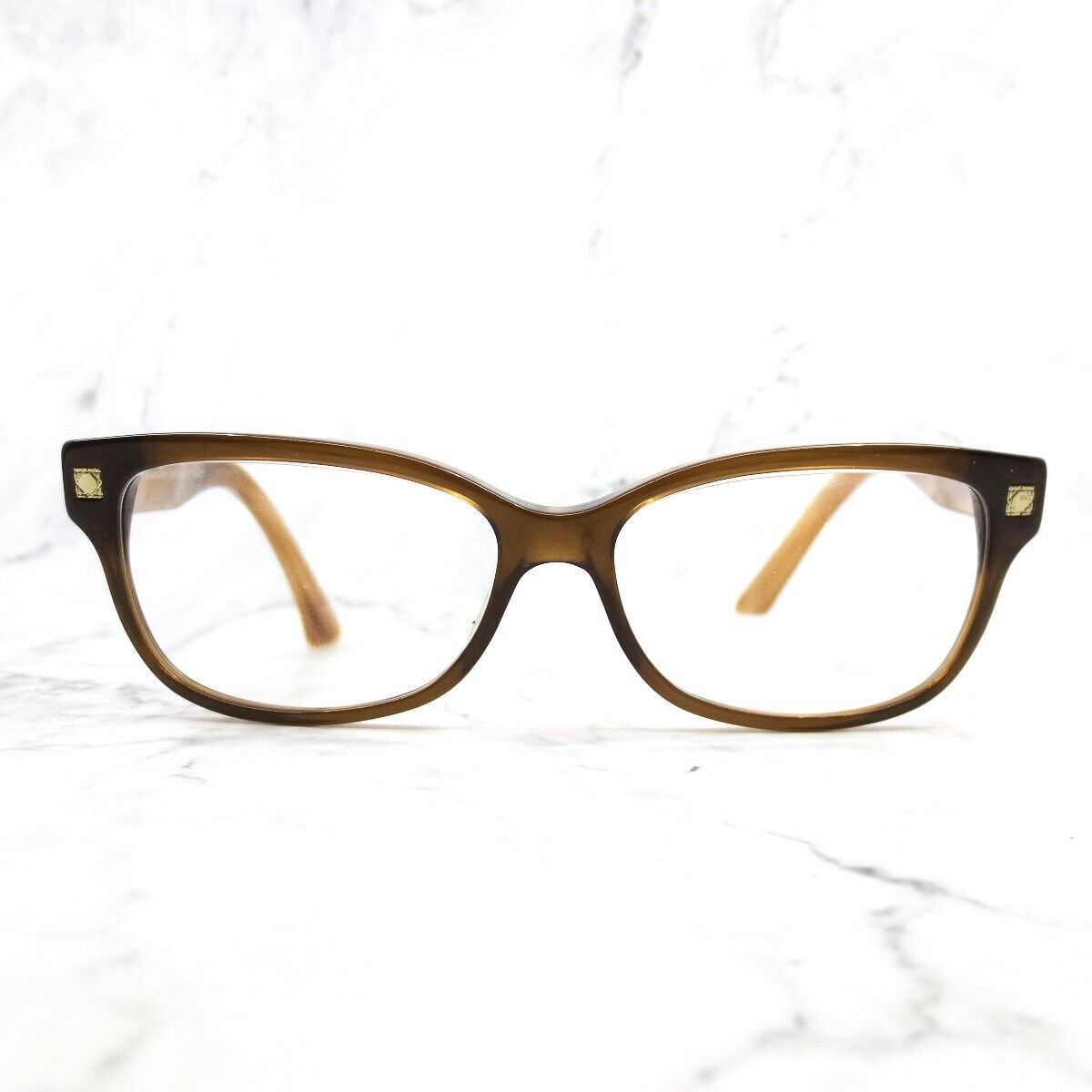Christian Dior CD3179 HK2 Eyeglasses Brown Full Rim Rectangular Frames 54-14-140