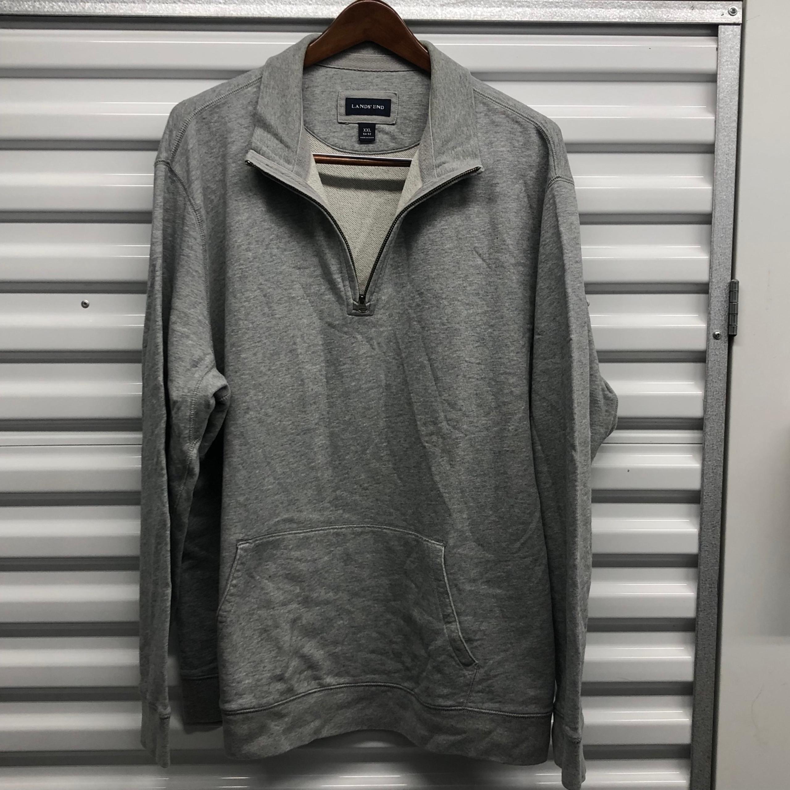 Lands’ End MEN’s Sweater | Gray | XXL