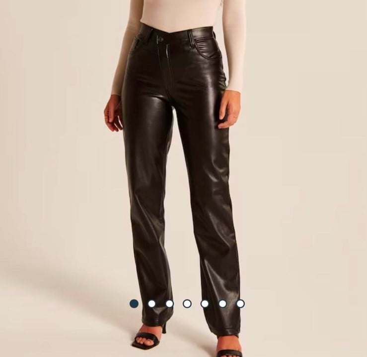 Abercrombie leather pants