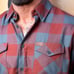 DIXXON x Andar Collab The B STRONG Limited Edition Men's Flannel Shirt 4XL