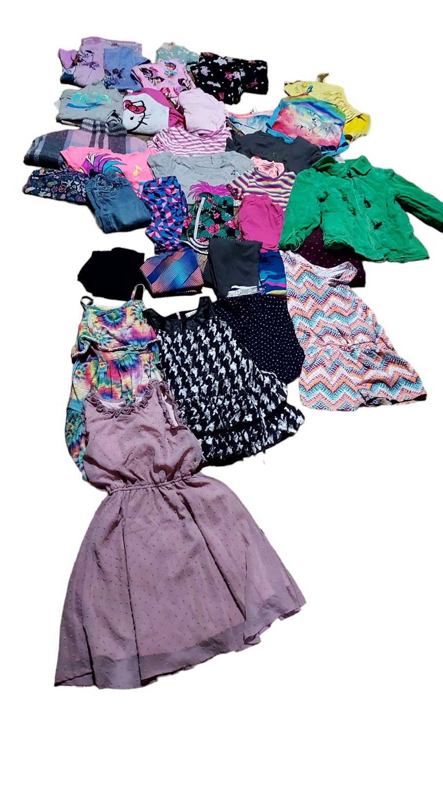 Girls Clothes Lot 7/8 Yr All Seasons Outfits Bundles Swimsuit Pants Shorts Pajam