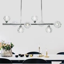Sputnik Chandelers Modern Crystal Kitchen Island Pendant Light 8 Lights Contempo