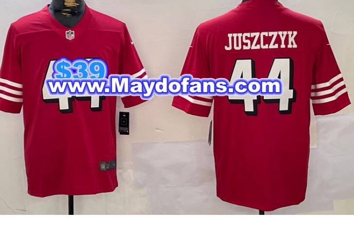 Kyle Juszczyk Red Stitched jersey\r  Size XXL