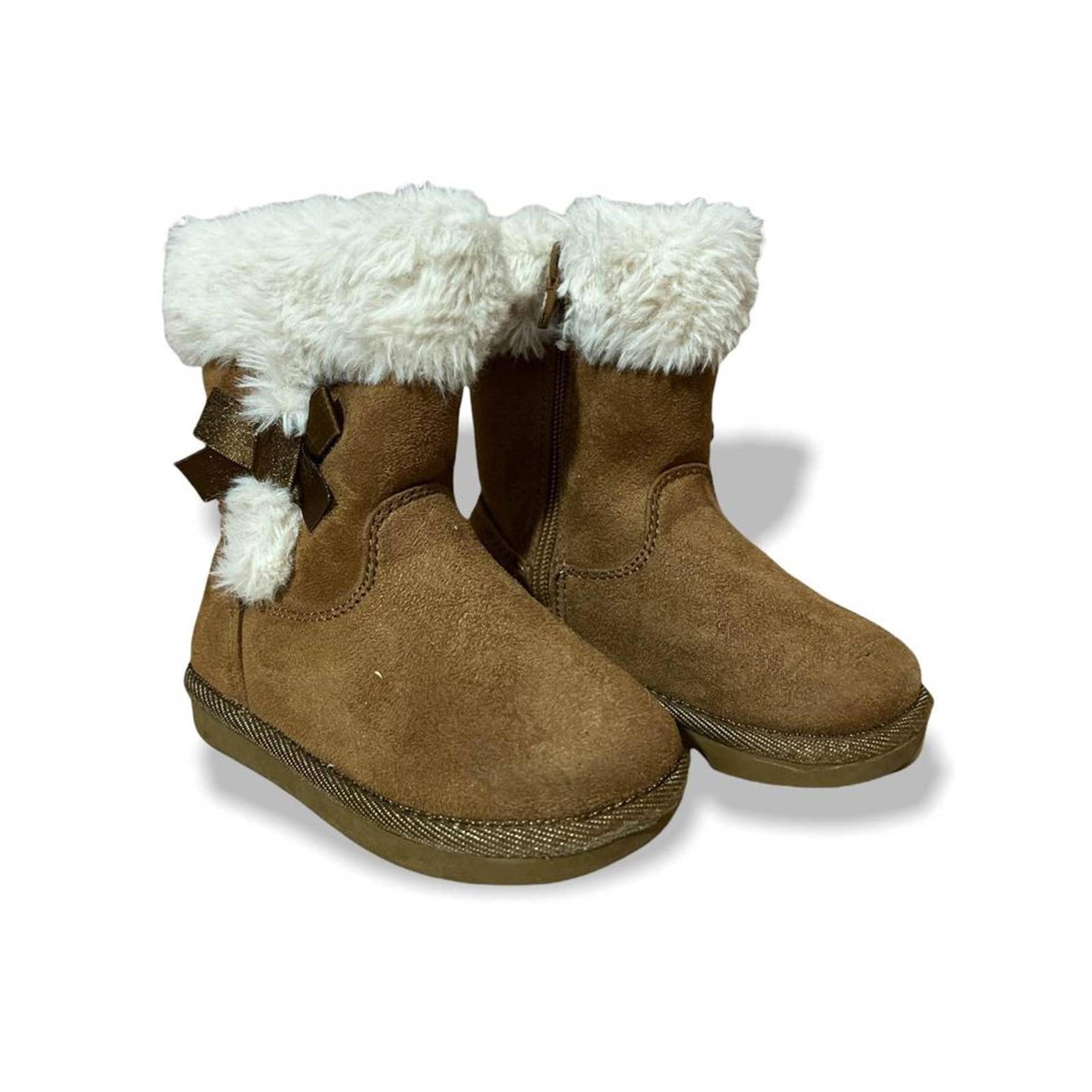 Khombu Kids Boots Size 7M Beige