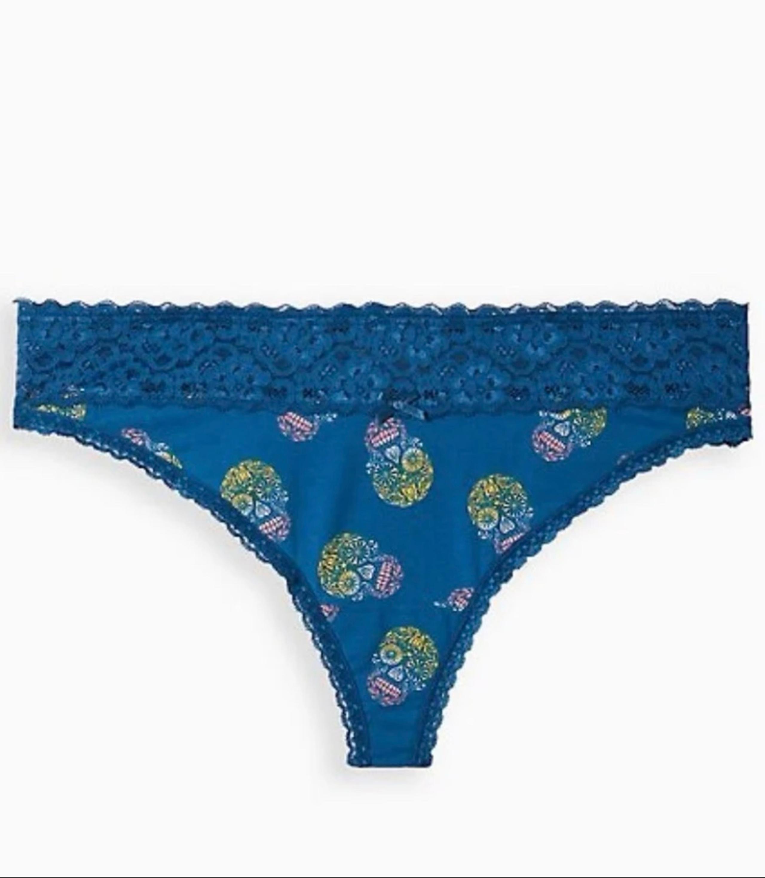 Lot of 2 Skull print thong panties from Torrid Sz 3x NWT