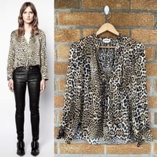 Zadig voltaire Tink Leo Satin tunic medium