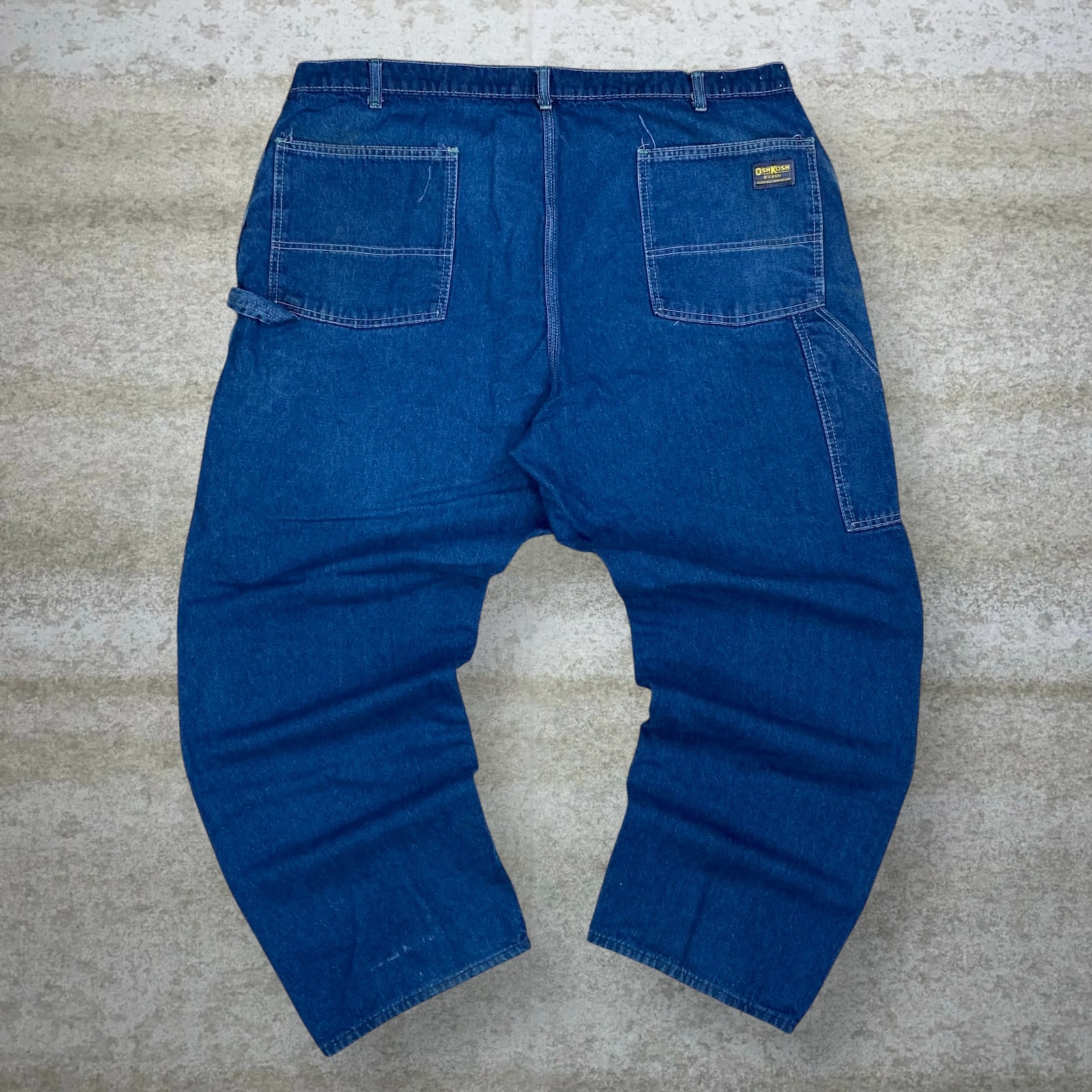 Vintage Oshkosh Bgosh Carpenter Jeans Baggy Fit Union Made in USA Sanforized 90s