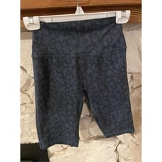 BuffBunny Gray Black Camo Buttery Soft High Rise Biker Athletic Shorts Small