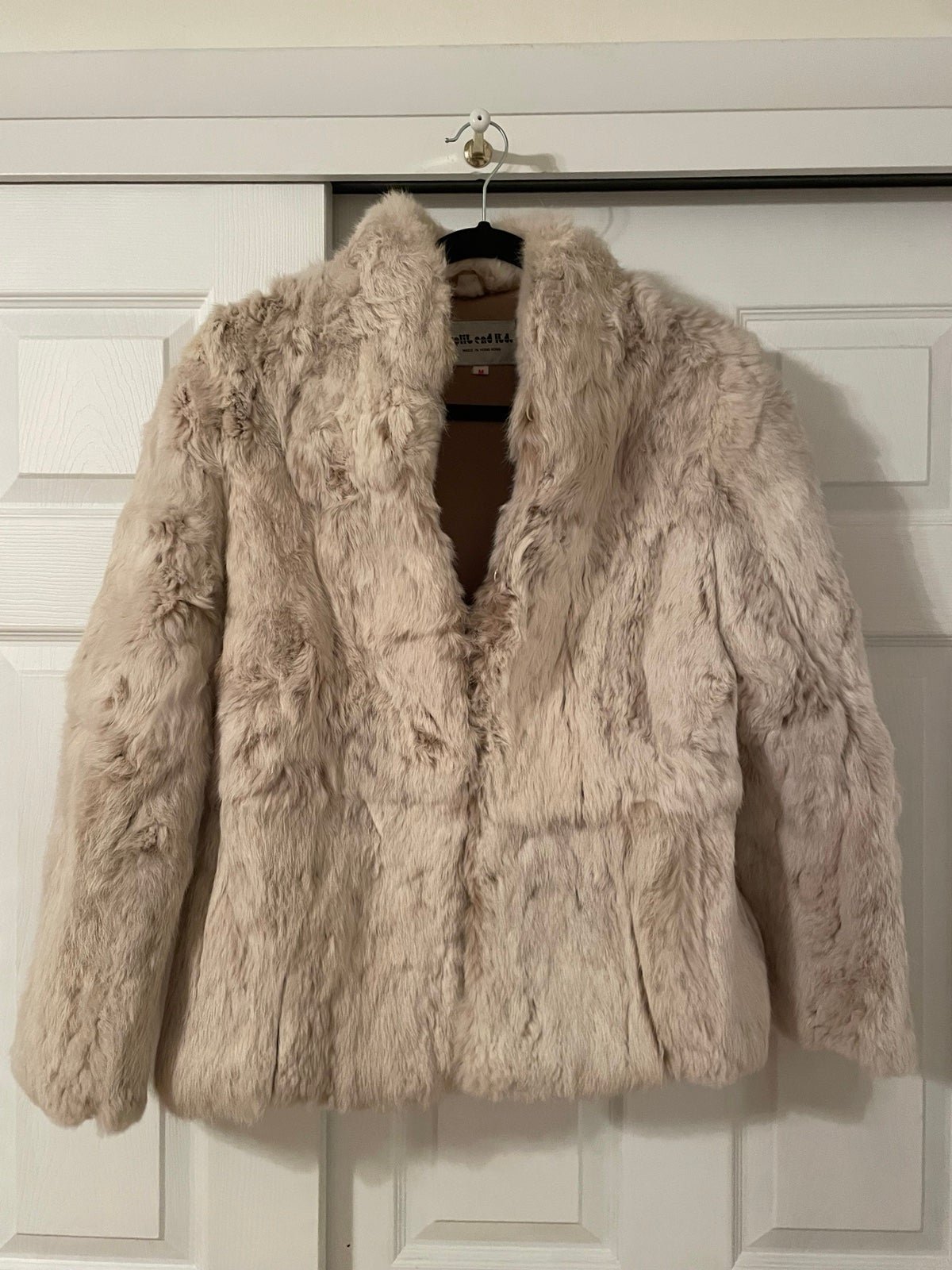 Vintage rabbit fur coat