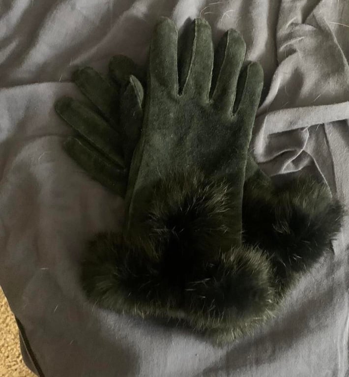Rabbit Fur Gloves