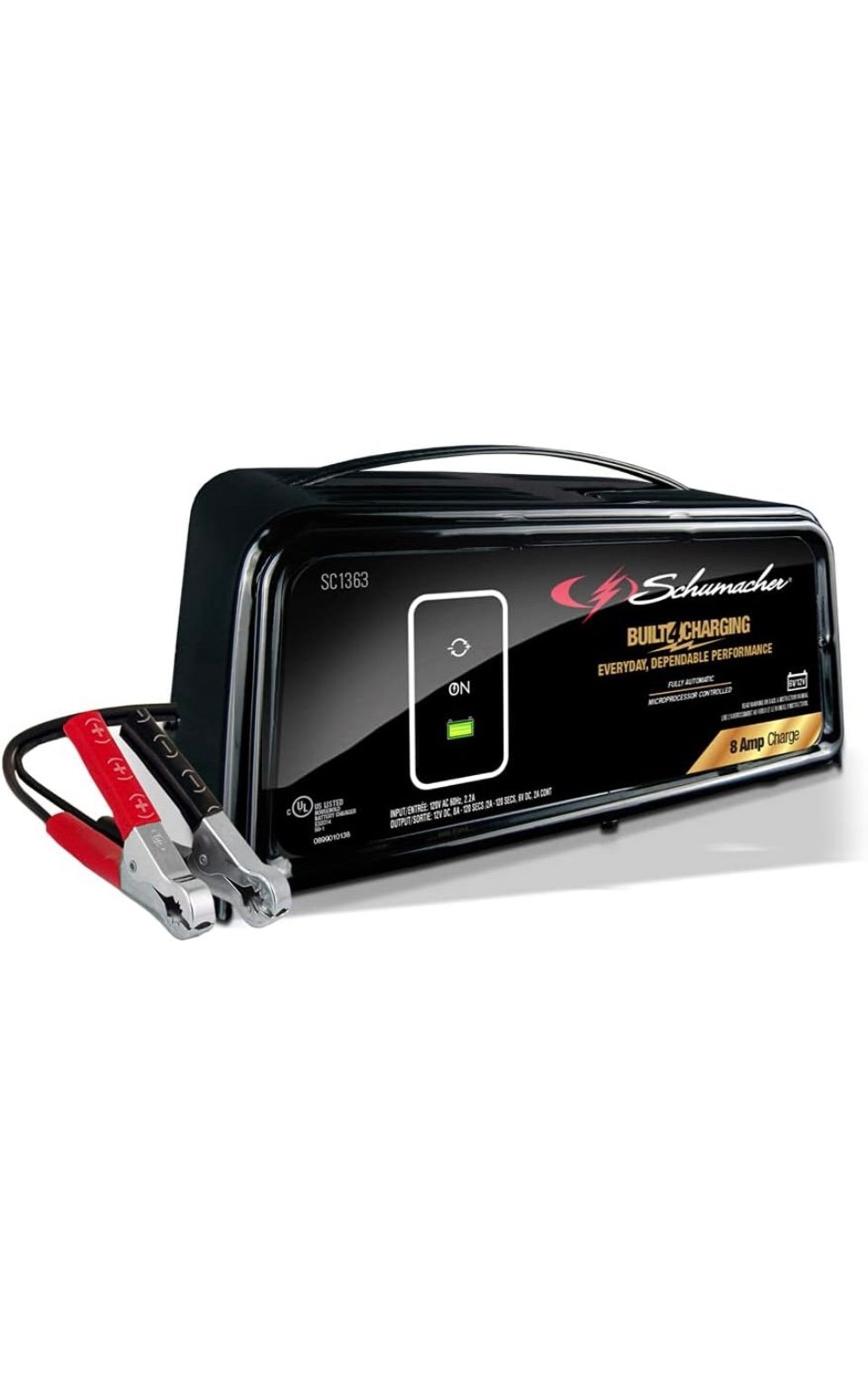 Fully Automatic Battery Charger, Maintainer, and Auto Desulfator - 8 Amp/2 Amp,
