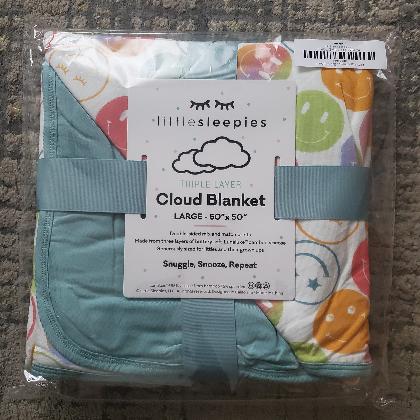 New Little Sleepies Cloud Blanket