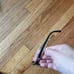 Vintage Armani y2k eyeglasses minimalist black striped whimsy square frame prepp