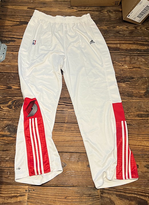 Portland Trail Blazers Team Issue Vintage Warm Up Pants Side Snap RARE Size 3XLT