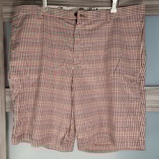 Tommy Bahama Mens Shorts 38 Cotton Checkered dress short