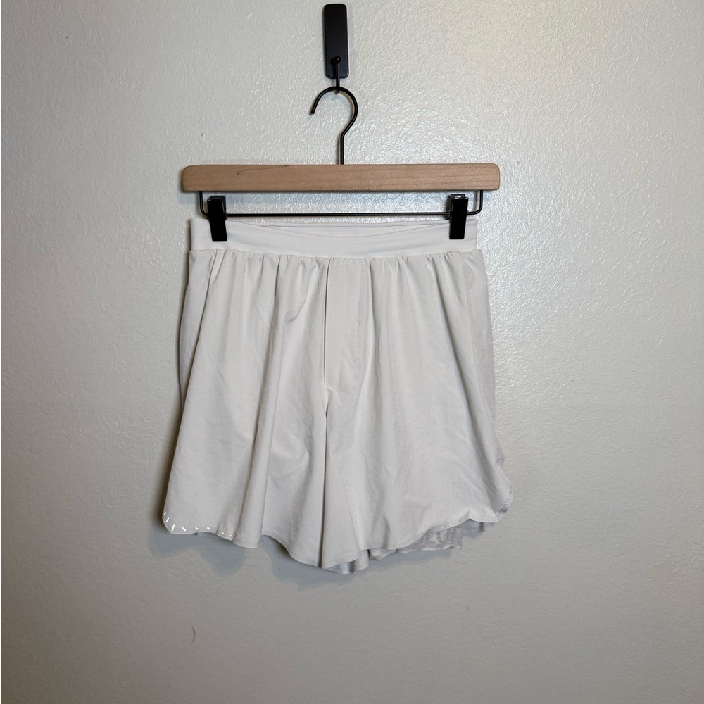 Lululemon Fast and Free Lined Short 6 *Ripstop White Opal