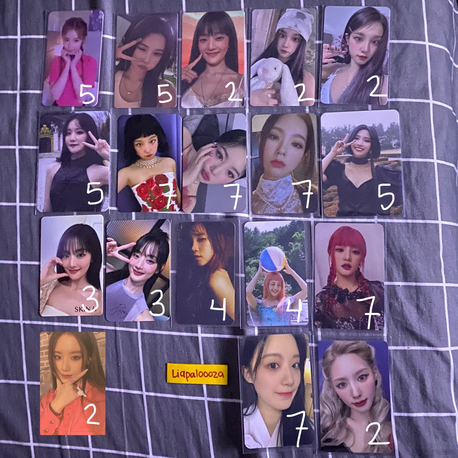 Gidle set DO NOT BUY LISTING